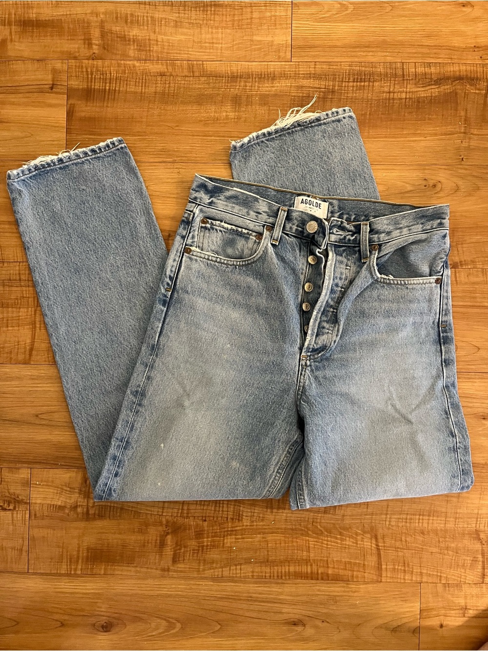 Agolde 90s Jean- Light Blue Denim Jeans
